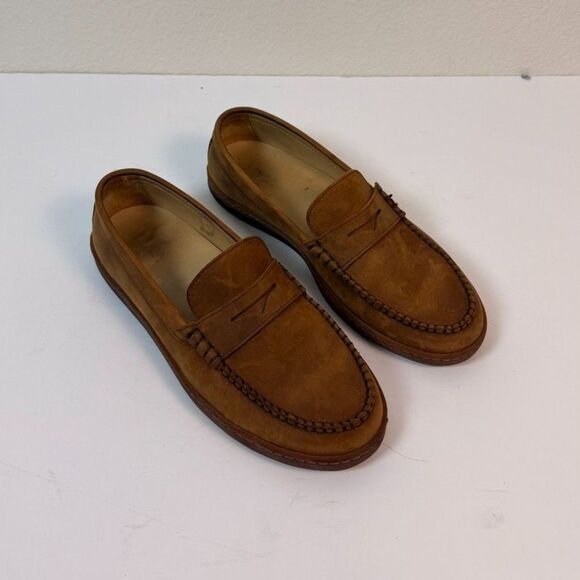 LUCA Terra Penny Loafer Mens 12 Tan Brown Leather Huckberry Lactae Hevea Sole main image 4